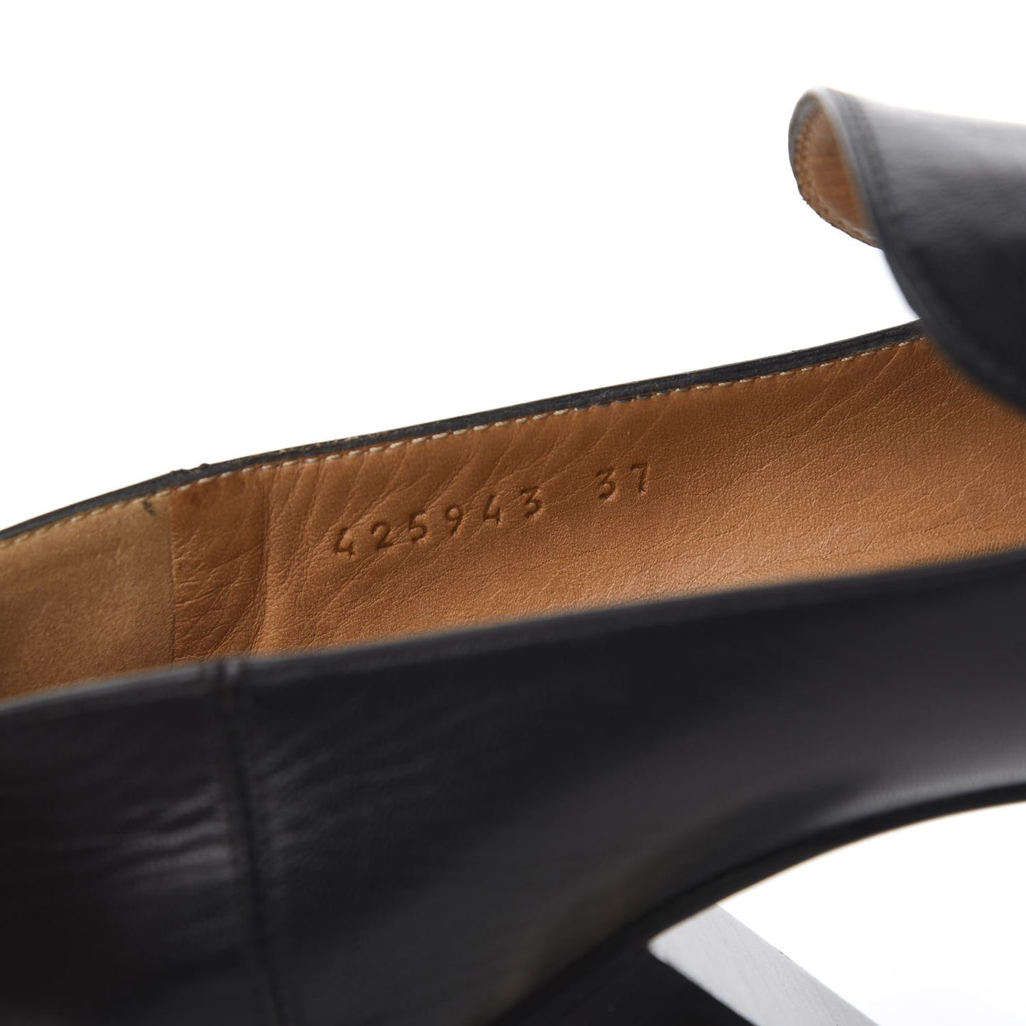 Malaga Kid Web Pearl Embellished Peyton 75mm Loafer Pumps 37 Black