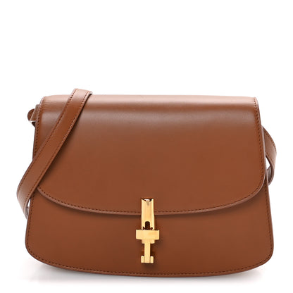 The Row Sleek Calfskin The Sofia 8.75 Crossbody Twany 1 of 10