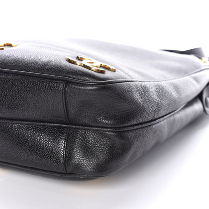 Chanel Caviar CC Shoulder Bag Black 10 of 10