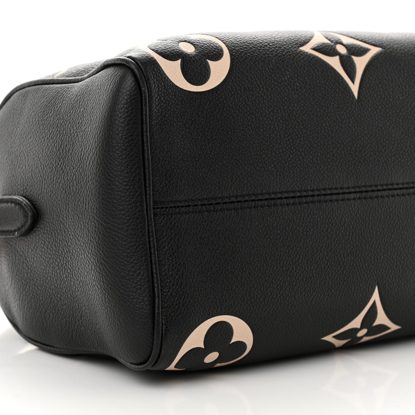 Empreinte Monogram Giant Speedy Bandouliere 25 Black Beige