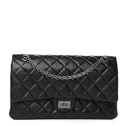 Chanel Aged Calfskin Quilted 2.55 Reissue 226 Flap Black 1 of 11