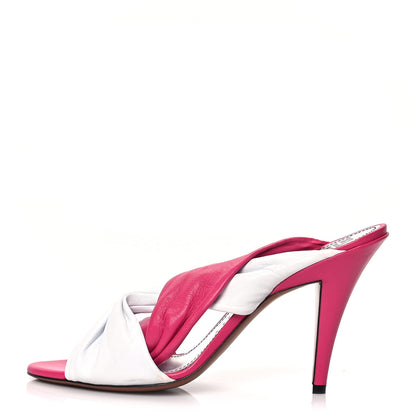 Givenchy Nappa Mule Tie Sandals 41 White Cyclamen 1 of 7