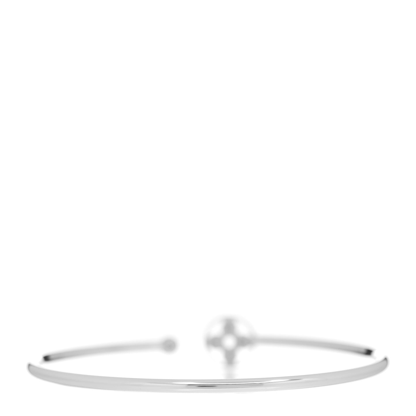 18K White Gold Diamond Idylle Blossom Twist Bracelet