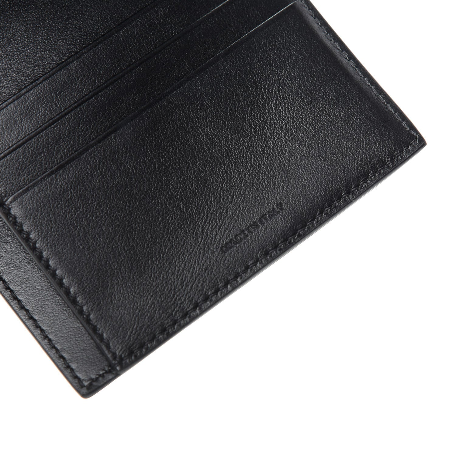 Celine Shiny Smooth Lambskin Small Triomphe Wallet Black 7 of 9