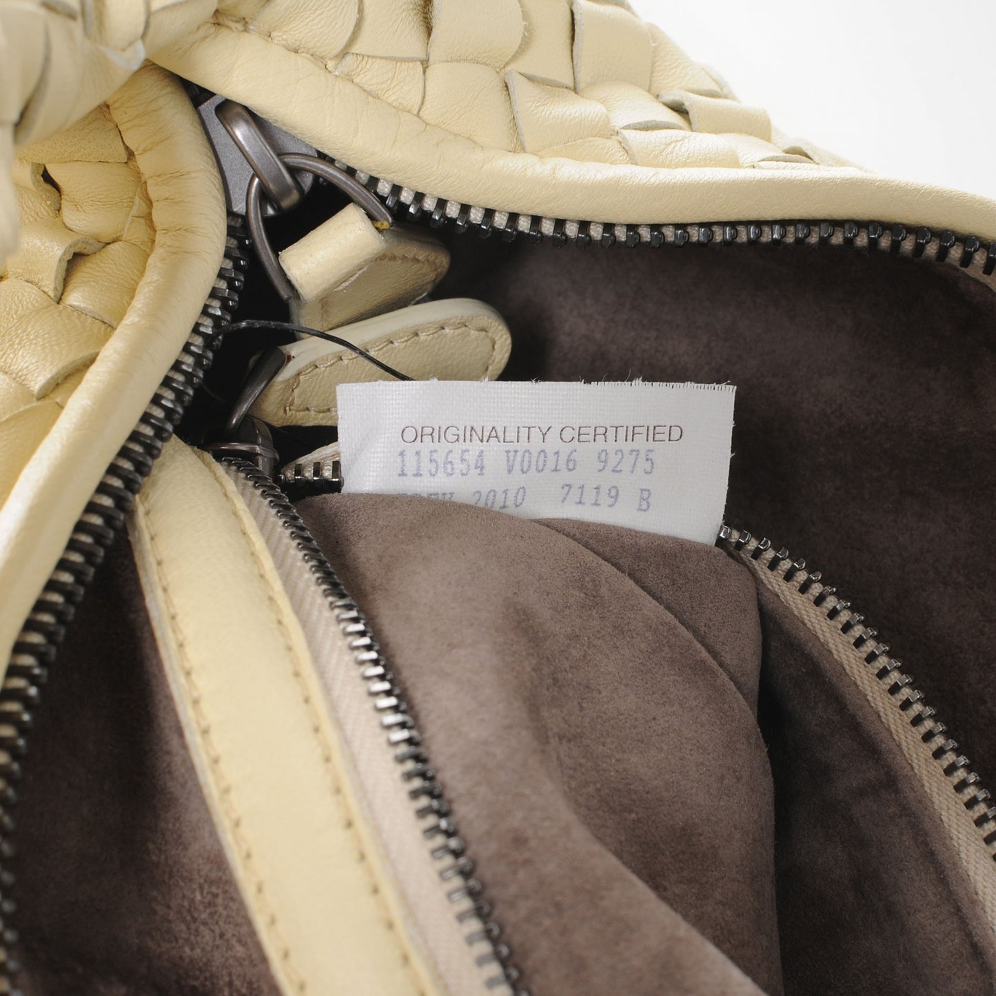 Nappa Intrecciato Large Veneta Hobo Hay