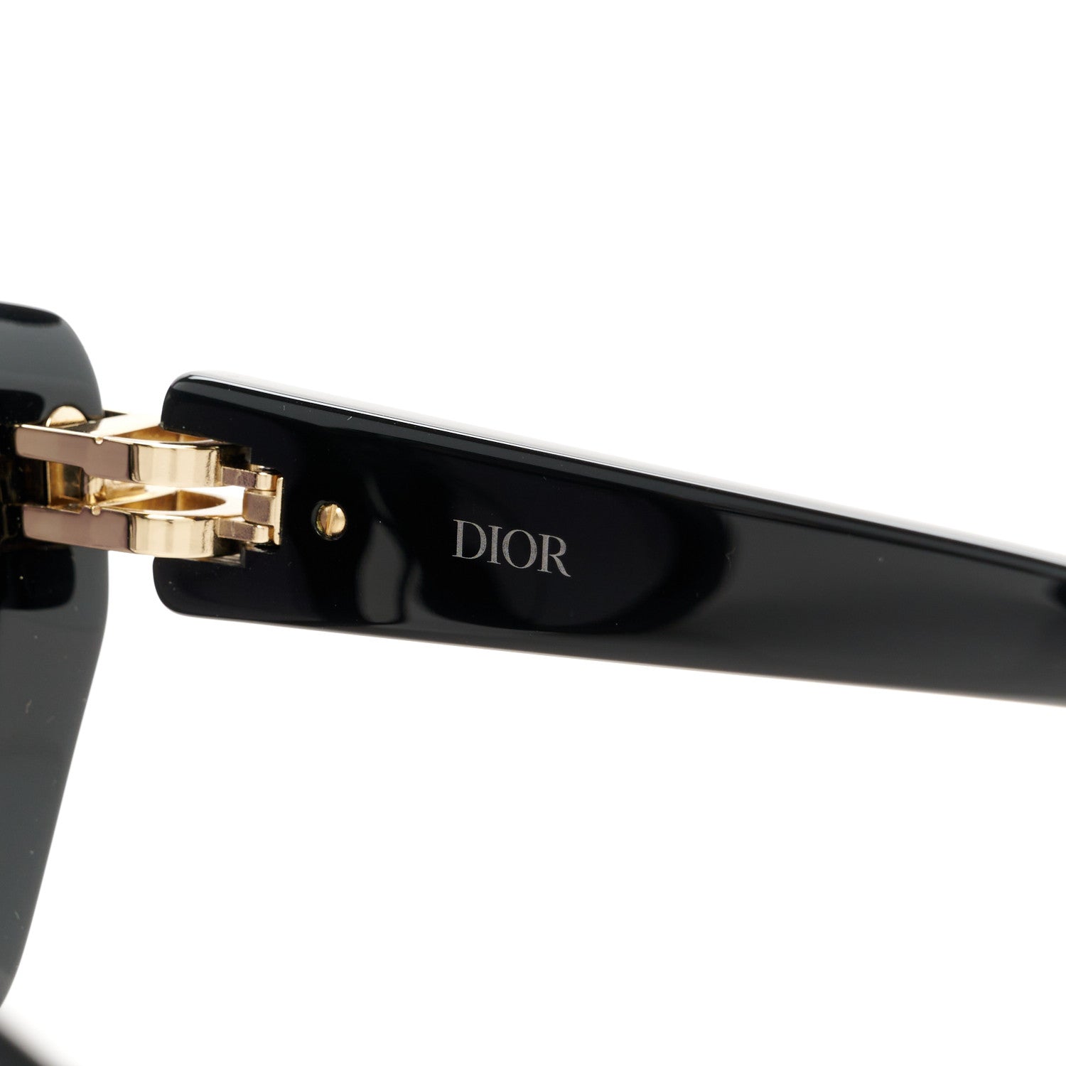 Christian Dior Acetate CDiorO S1I Square Sunglasses Black Black 6 of 8