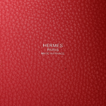 Hermes Taurillon Clemence Picotin Lock 18 PM Rose Azalee 6 of 12