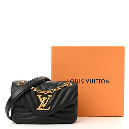 Louis Vuitton Calfskin New Wave Chain PM NM Black 10 of 10