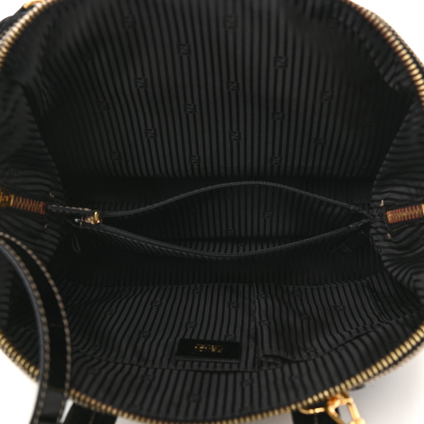 Patent Canvas Small Chameleon Tote Black