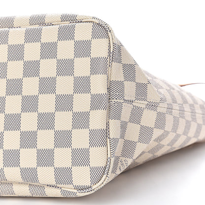 Louis Vuitton Damier Azur Neo Neverfull MM Rose Ballerine 11 of 12
