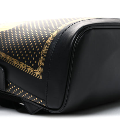 Gucci X SEGA Calfskin GUCCY Stars Dome Backpack Black Gold 9 of 10