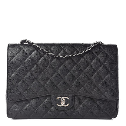 Chanel Caviar Quilted Maxi Double Flap Black 1 of 11