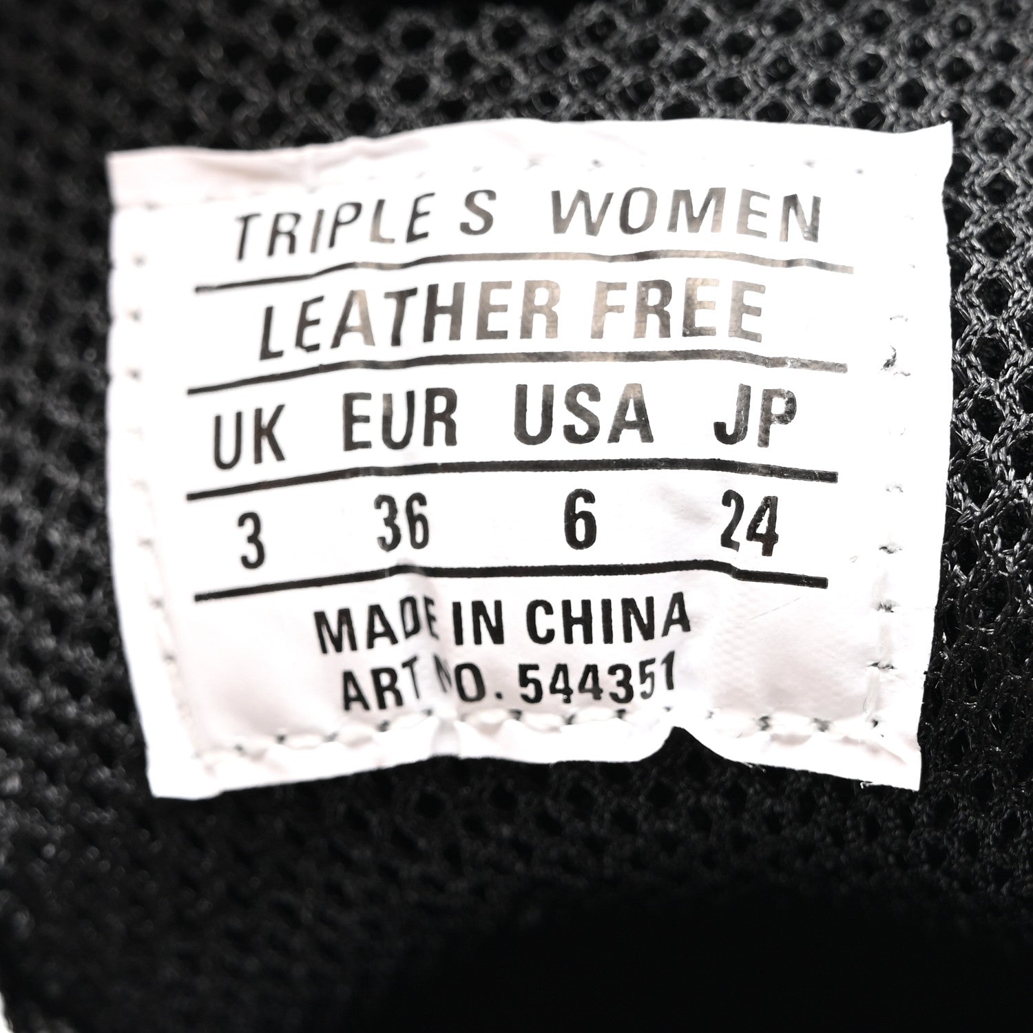 Balenciaga Fabric Mesh Clear Sole Womens Triple S Sneakers 36 Black Pink Neon 9 of 10