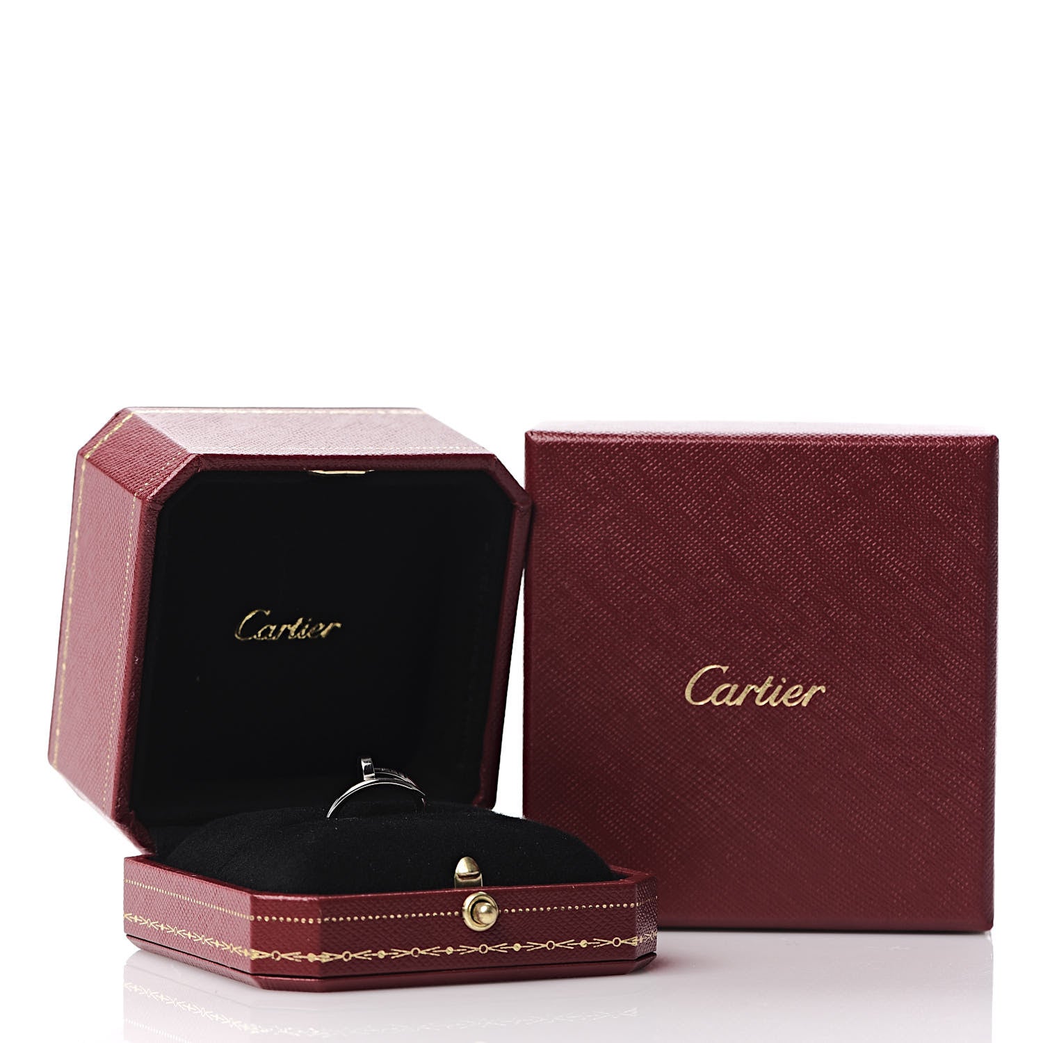 Cartier 18K White Gold Small Juste Un Clou Ring 46 3.75 5 of 6