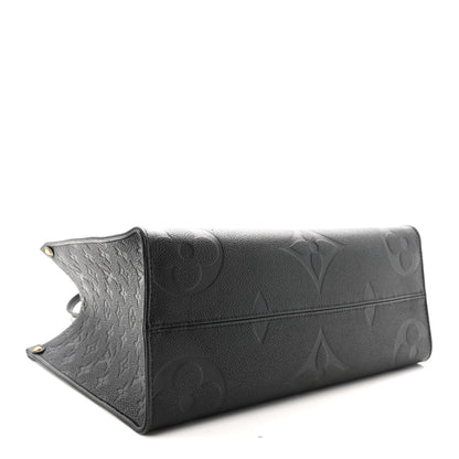 Louis Vuitton Empreinte Monogram Giant Onthego MM Black 4 of 9
