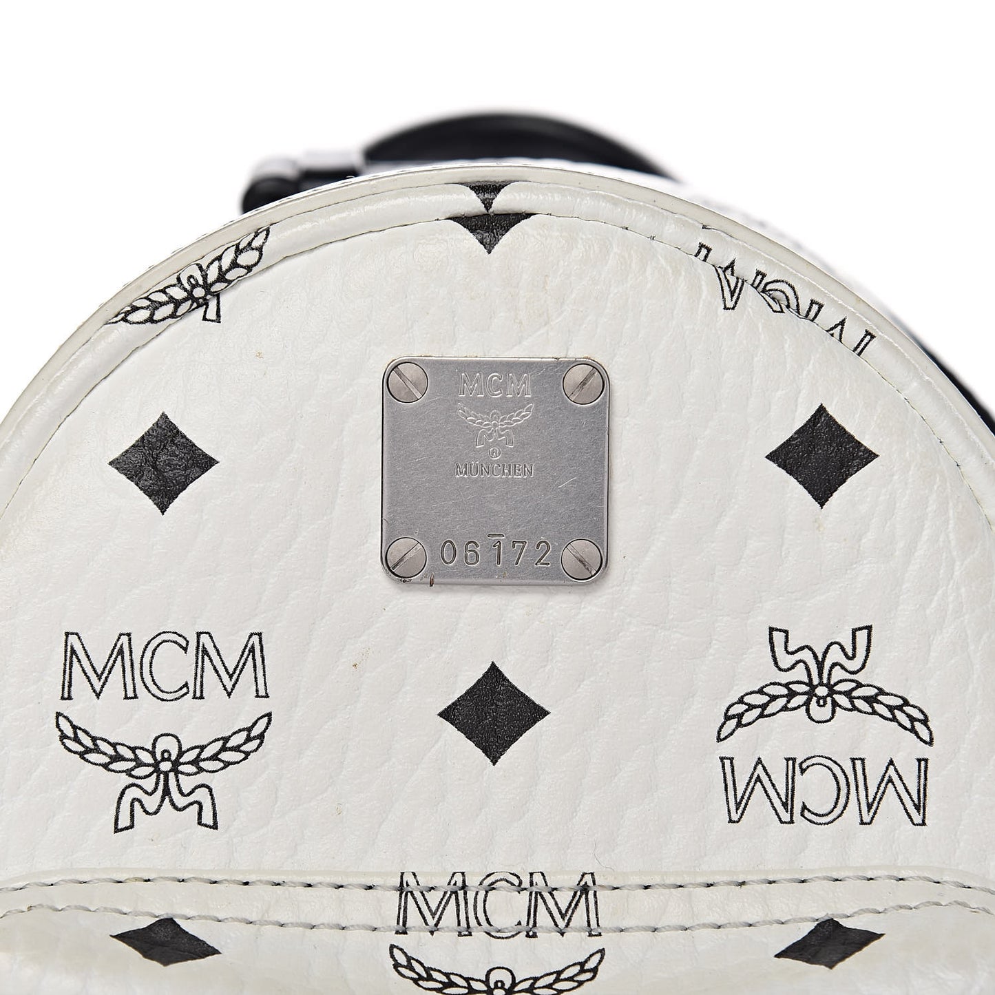 Visetos Studded X-Mini Bebe Boo Backpack White