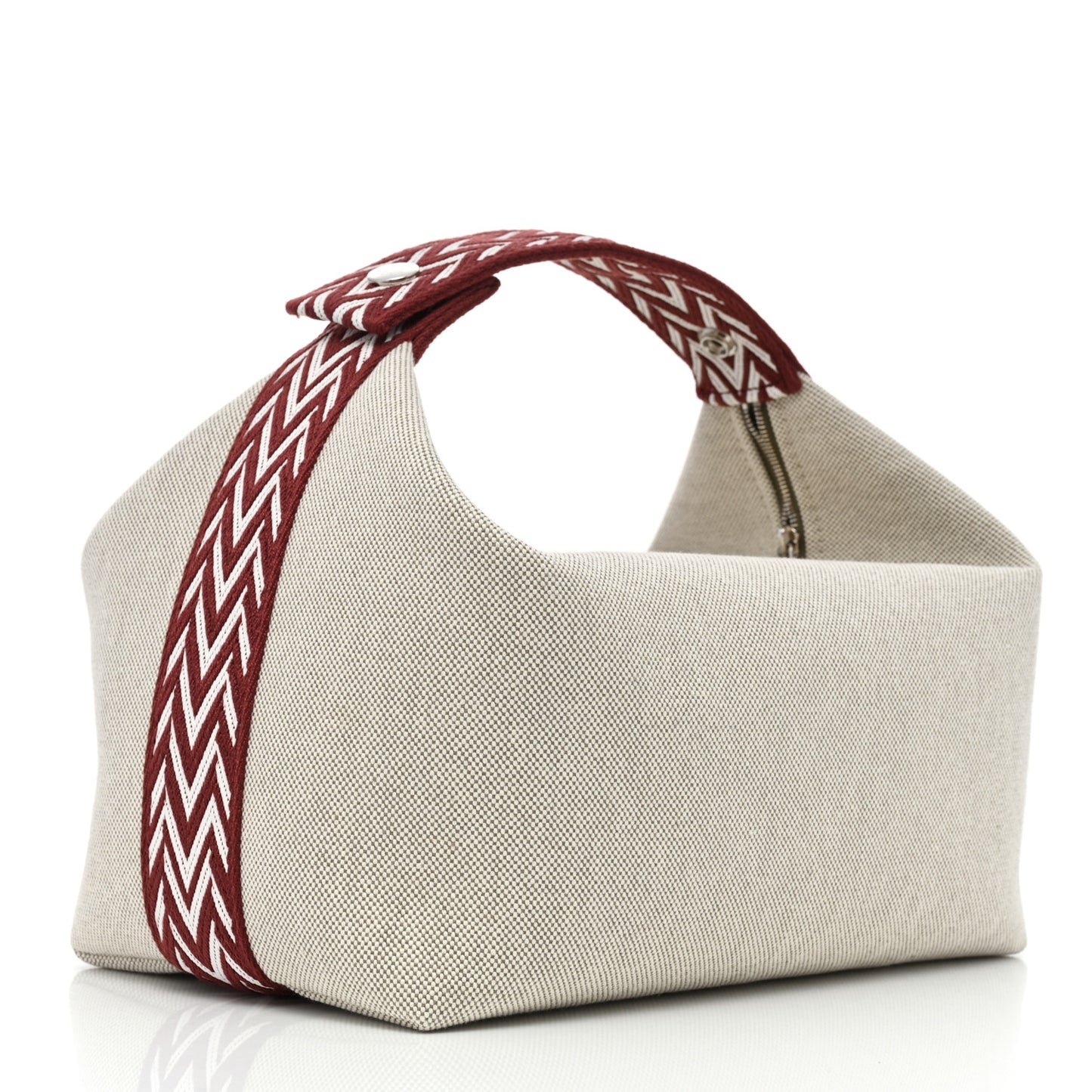 Canvas Large Bride-A-Brac Pouch Natural Rouge H
