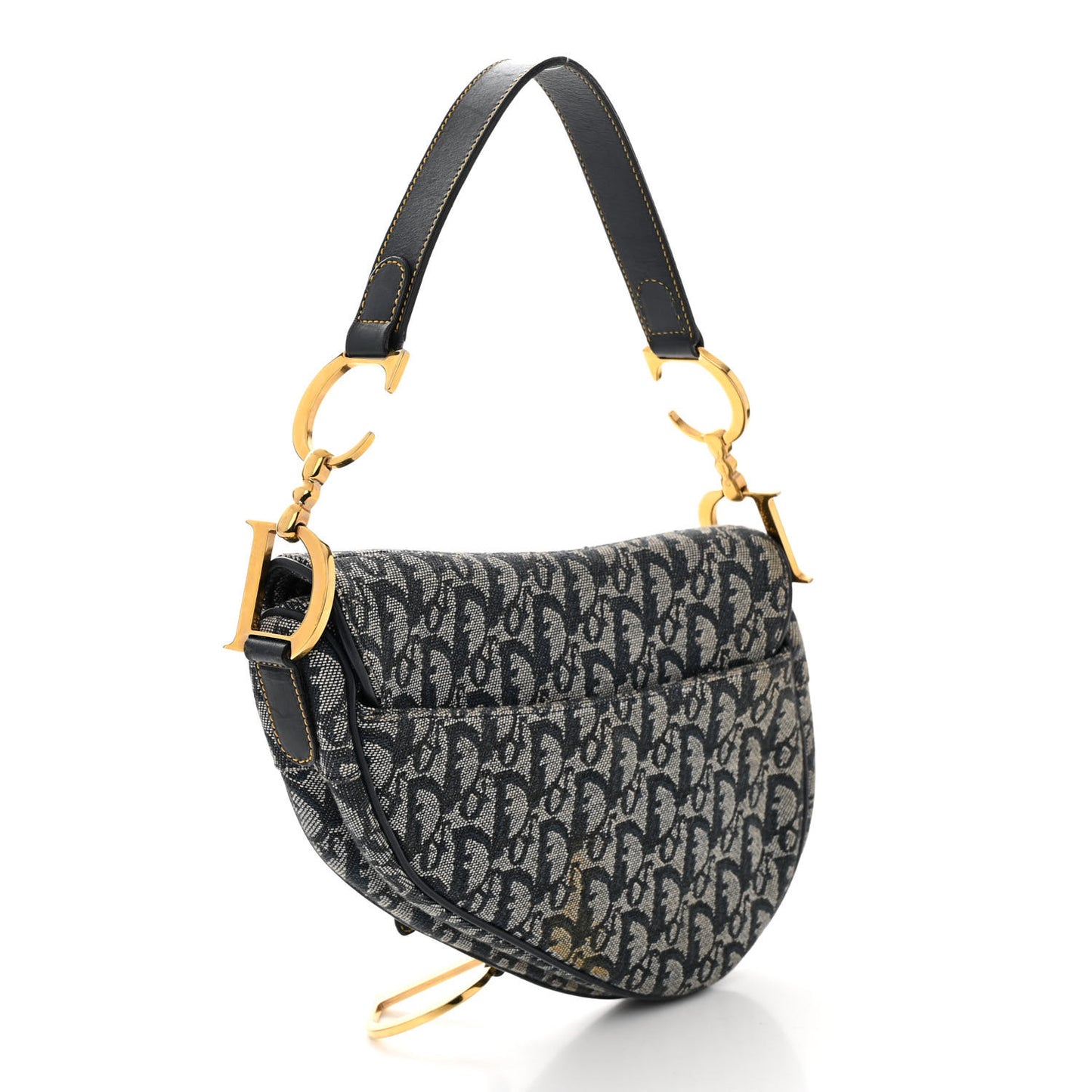 Monogram Saddle Bag Blue