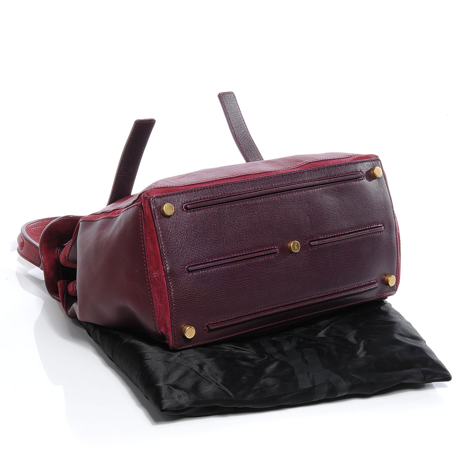 Saint Laurent Leather Muse Two Maroon 4 of 7