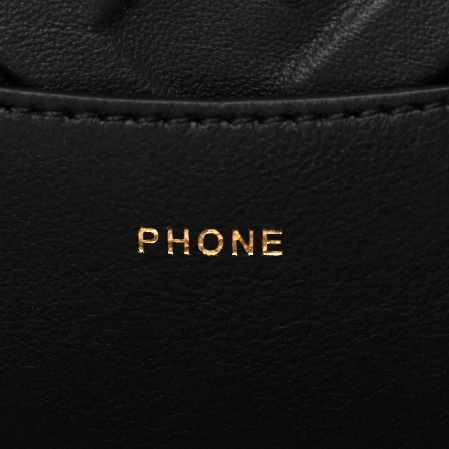 Nappa FF 1974 Diagonal Embossed Upside Down Belt Bag Black