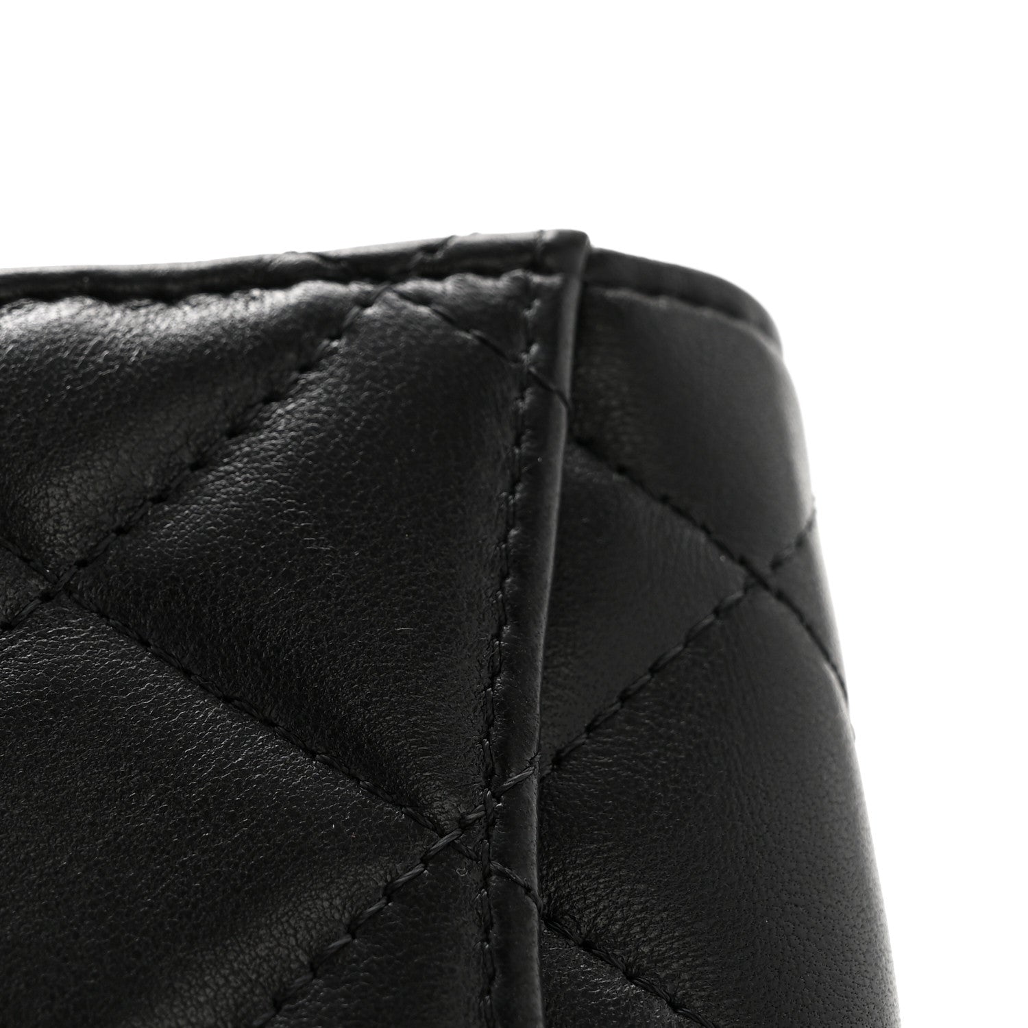Chanel Lambskin Quilted Pearl Crush Clutch With Chain Black 13 of 14