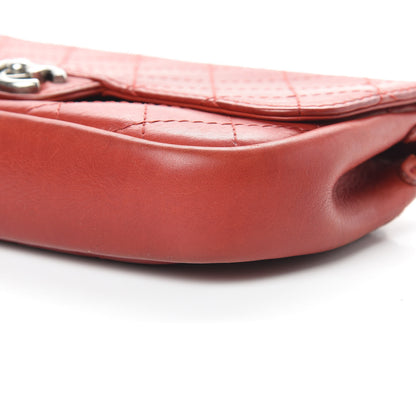 Chanel Calfskin Stitched Medium CC Sellier Flap Red 11 of 21