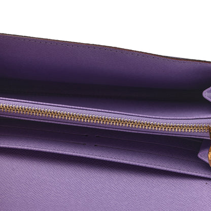 Louis Vuitton Monogram Multicolor Sarah Wallet Black Violet 5 of 8