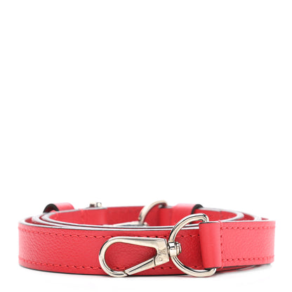 Louis Vuitton Calfskin 16mm Adjustable Shoulder Strap Red 1 of 6