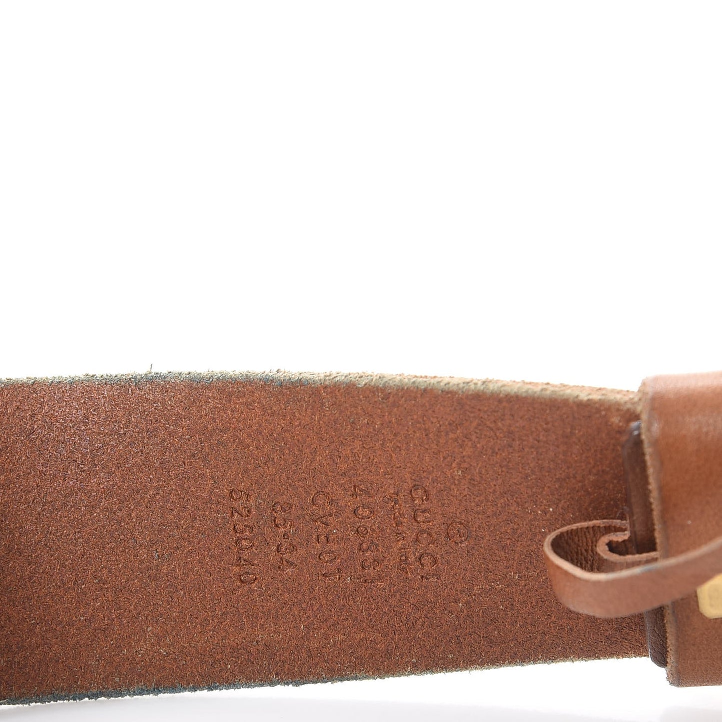 Faded Calfskin Double G 40mm Belt 85 34 Cuir