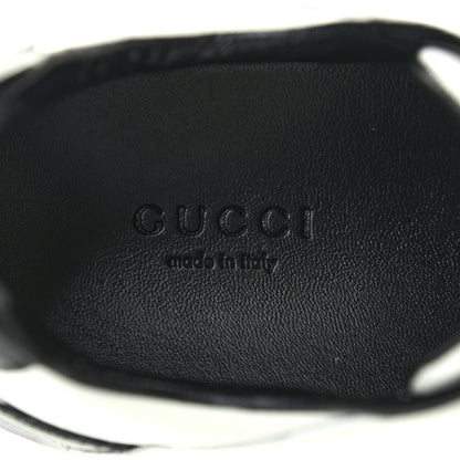 Gucci Calfskin Womens Interlocking G Sneakers 36.5 Black White 6 of 7