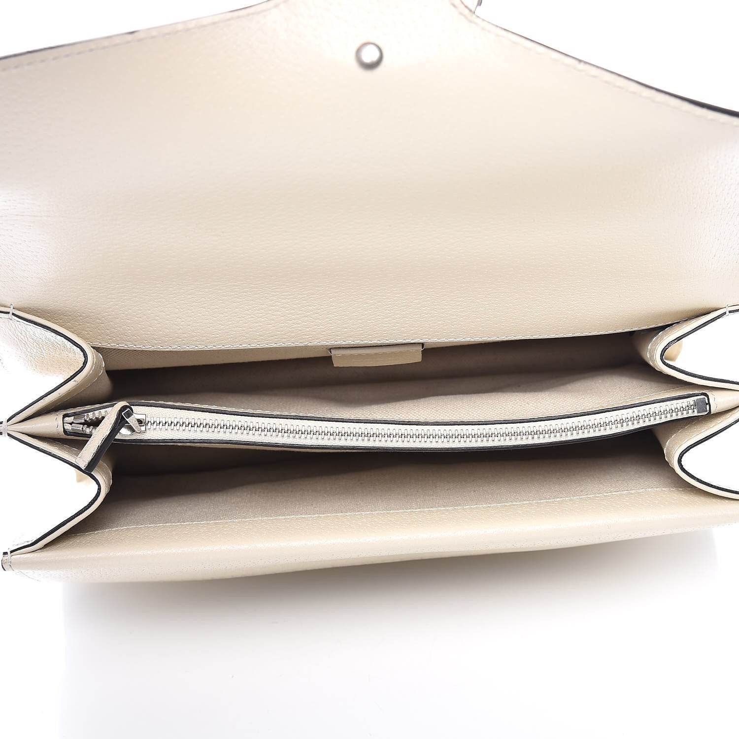 Gucci Textured Calfskin Crystal Small Dionysus Shoulder Bag Mystic White 7 of 10