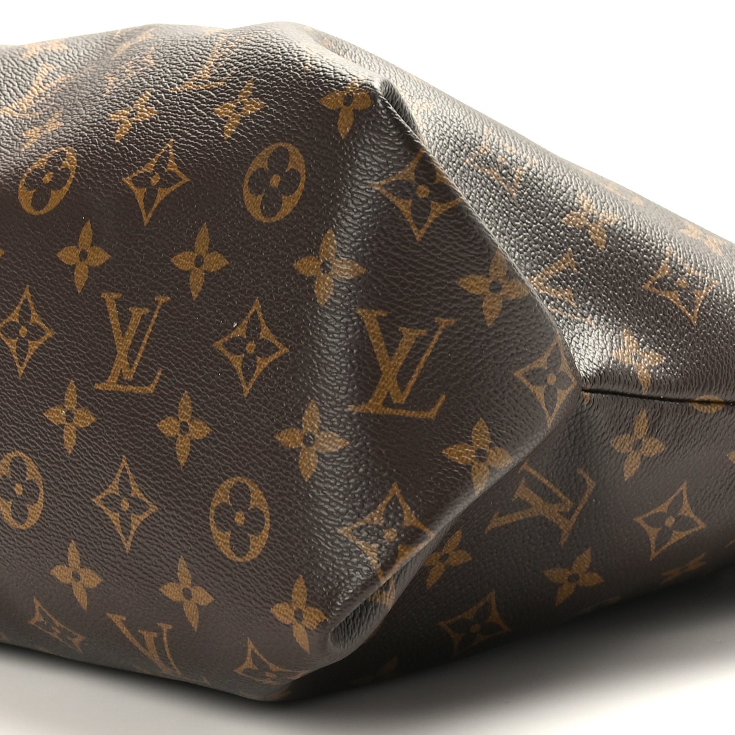 Monogram Flower Zipped Tote MM Black