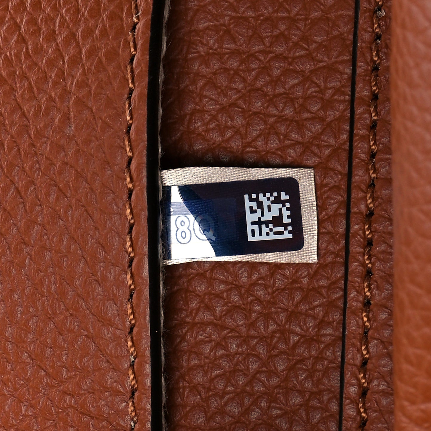 Raffia Small Grain Calfskin Medium Marcie Basket Tan