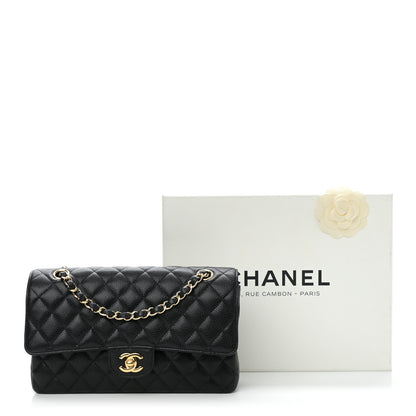Chanel Caviar Quilted Medium Double Flap Black 11 of 11