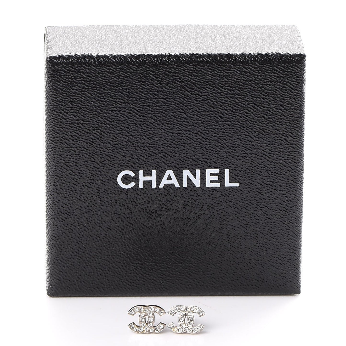Crystal Mini Timeless CC Earrings Silver
