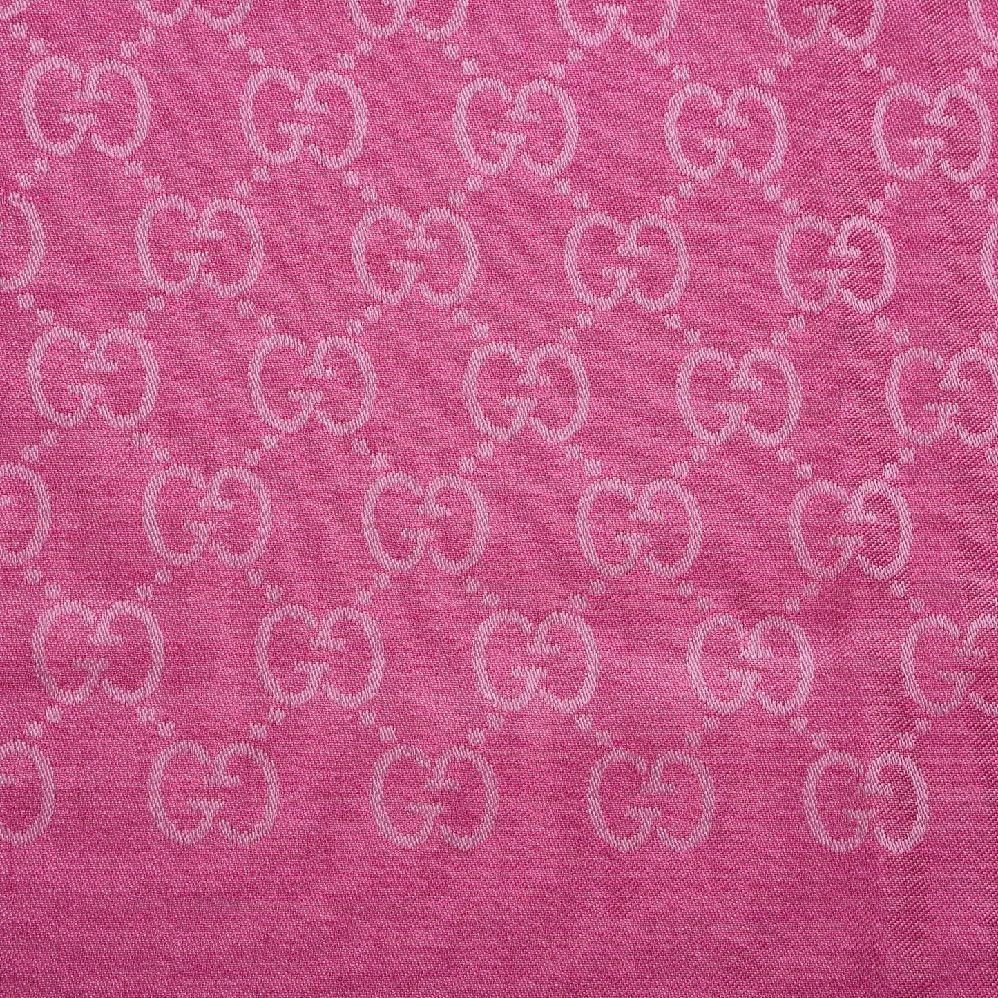 Wool Silk GG Monogram GGNat Scarf Roseate