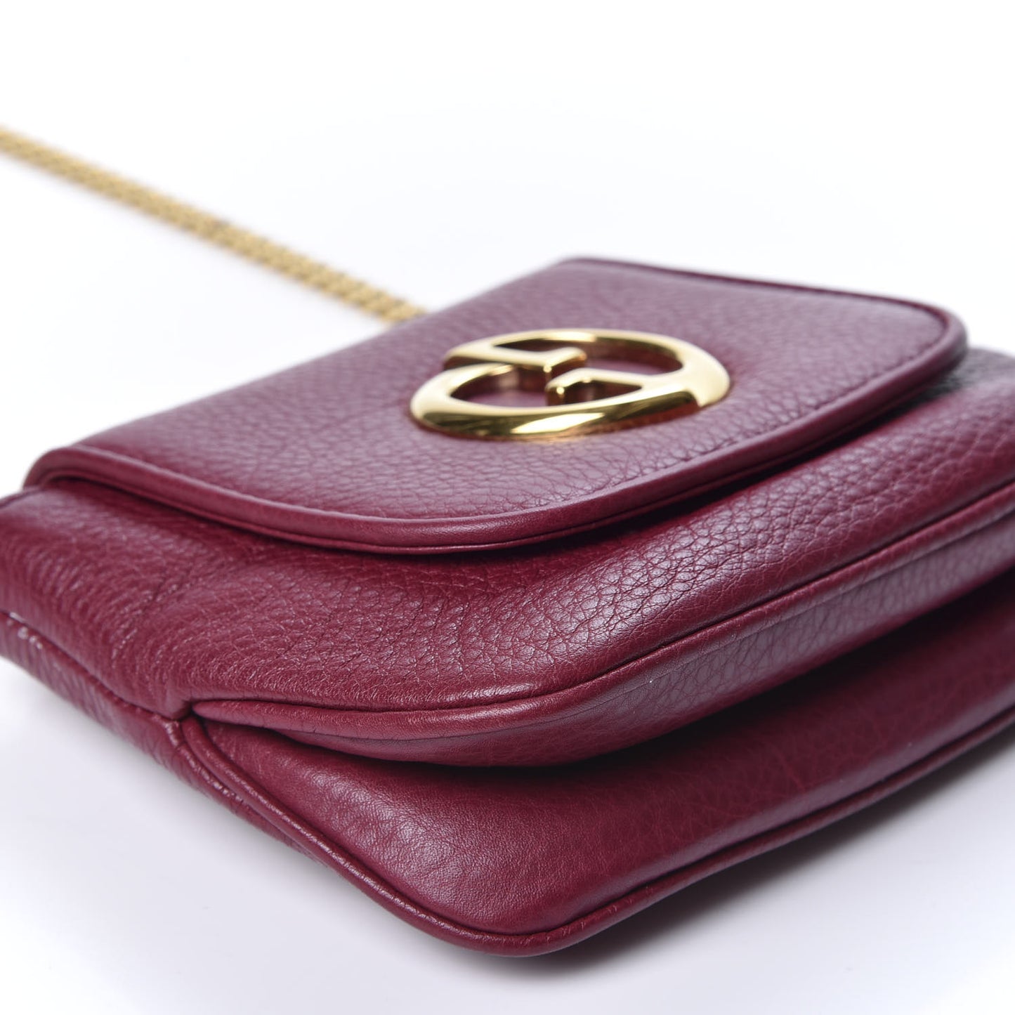 Cellarius Calfskin Small 1973 Chain Shoulder Bag Cherry Gloss
