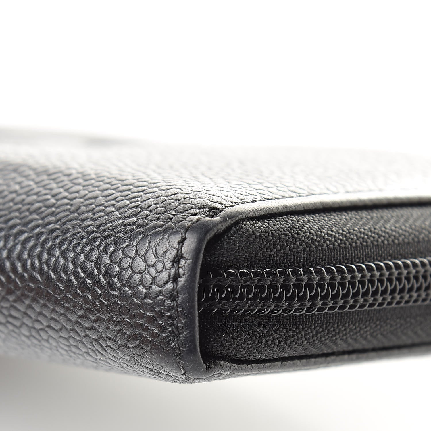 Chanel Caviar Large Timeless CC Zip Around Wallet Black 10 of 11