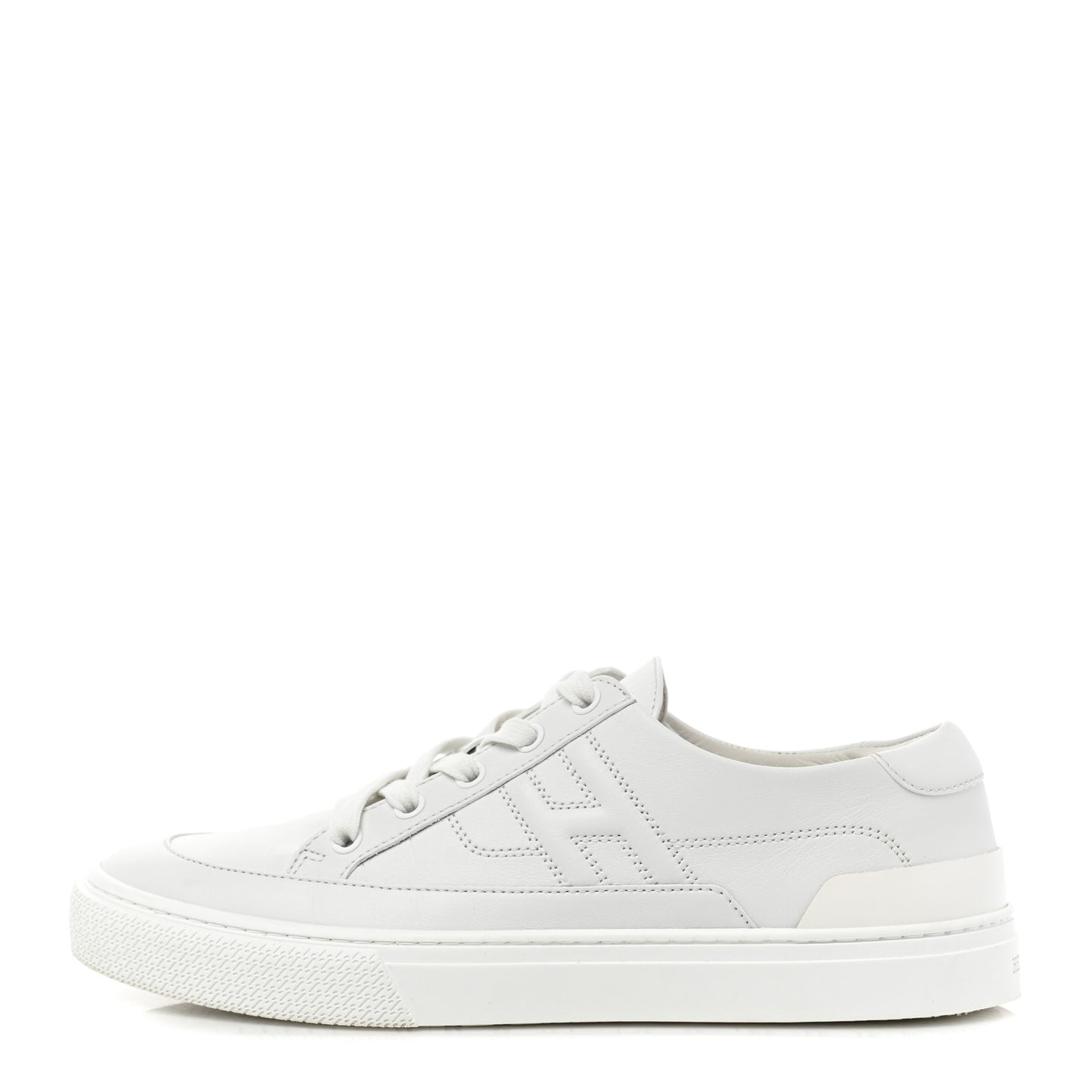 Calfskin Deep Sneakers 40 White