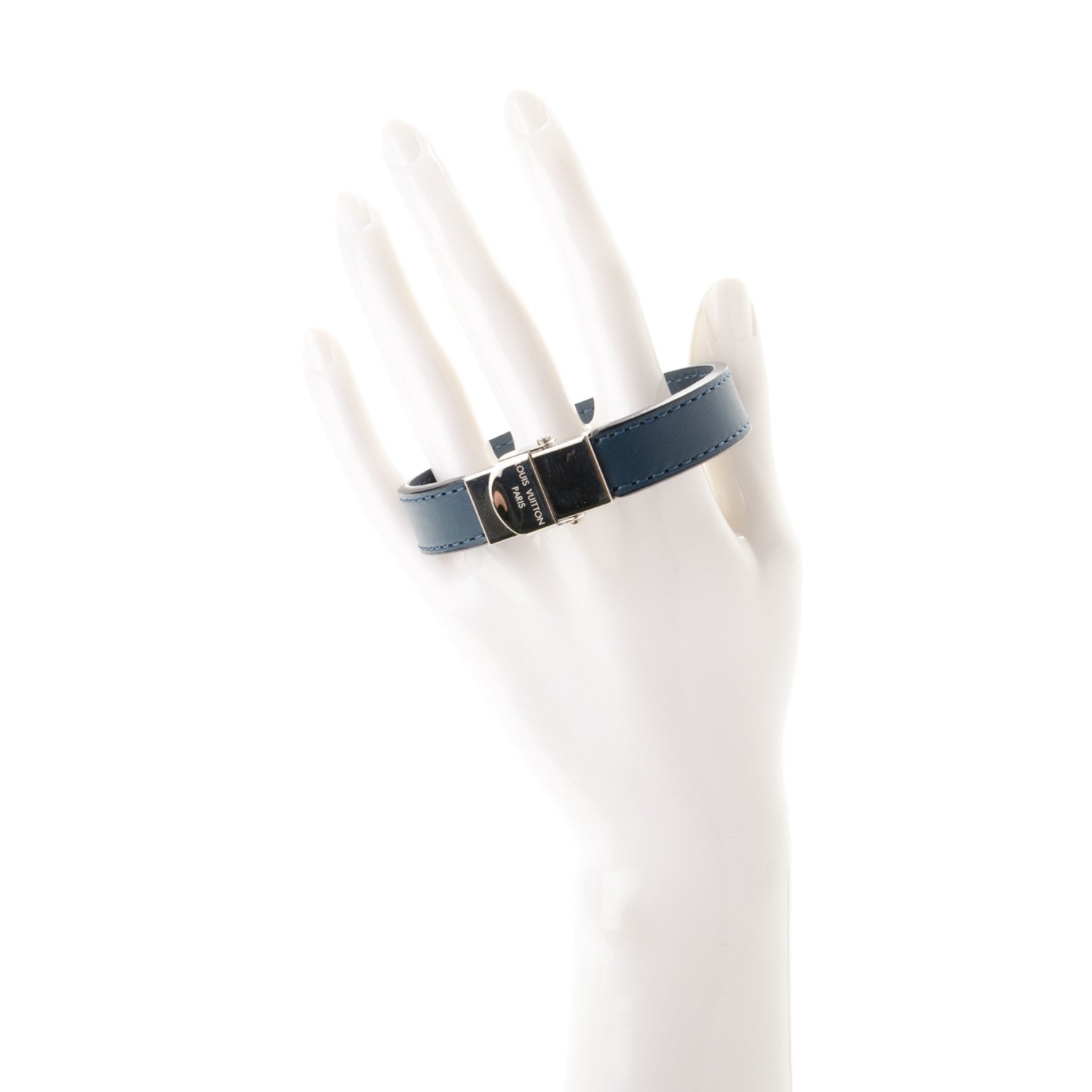 Louis Vuitton Nomade Clip it Bracelet 21 Blue Marine 2 of 6