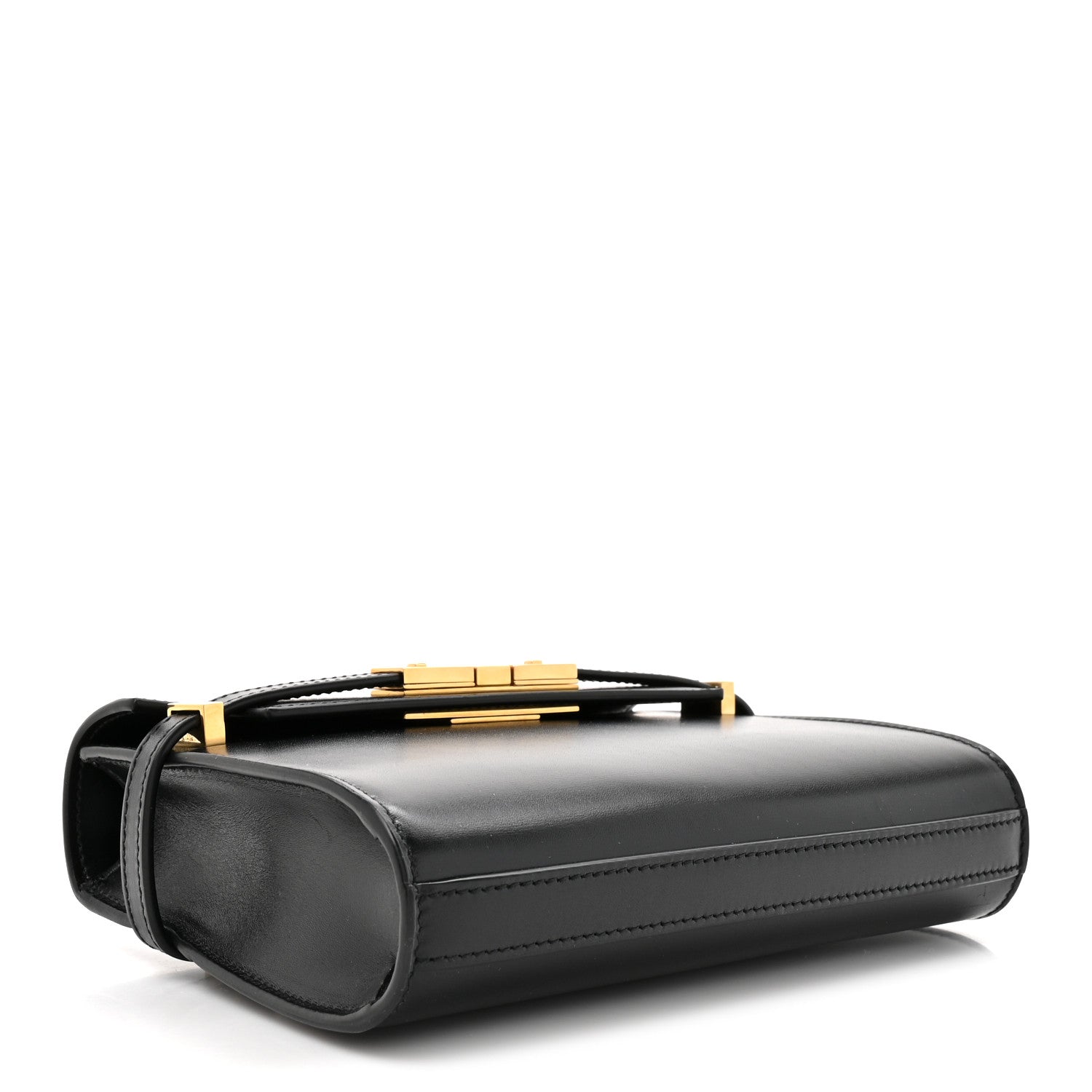 Saint Laurent Smooth Calfskin Mini Manhattan Shoulder Bag Black 4 of 10
