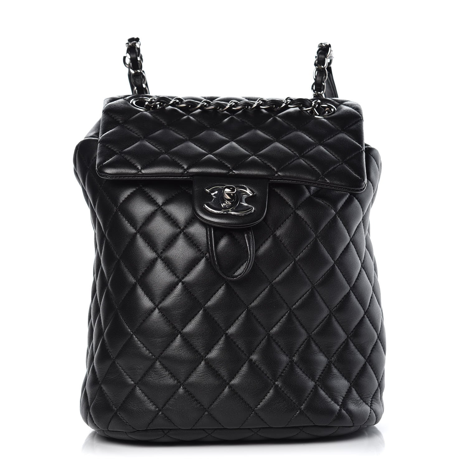 Chanel Lambskin Quilted Small Urban Spirit Backpack Black 1 of 10