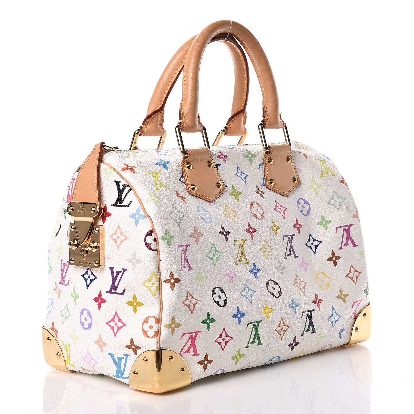 Monogram Multicolor Speedy 30 White