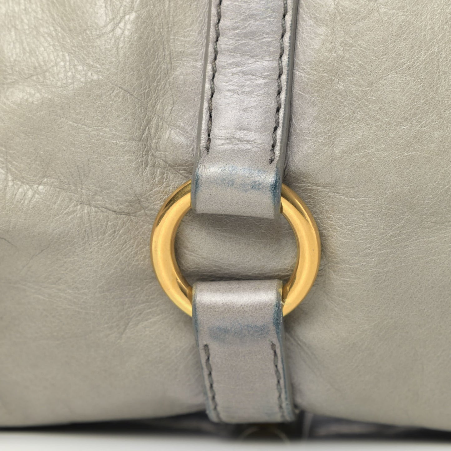 Vitello Lux Medium Bow Bag Grey