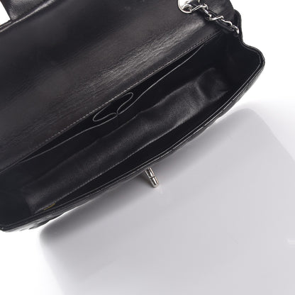 Chanel Lambskin Quilted East West Flap Black 5 of 10