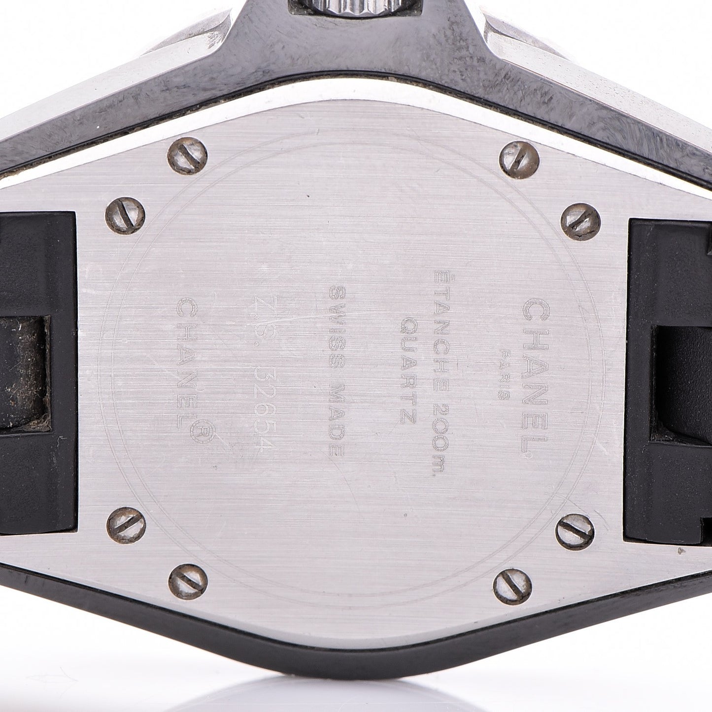 Stainless Steel Ceramic 33mm J12 Quartz Watch Black