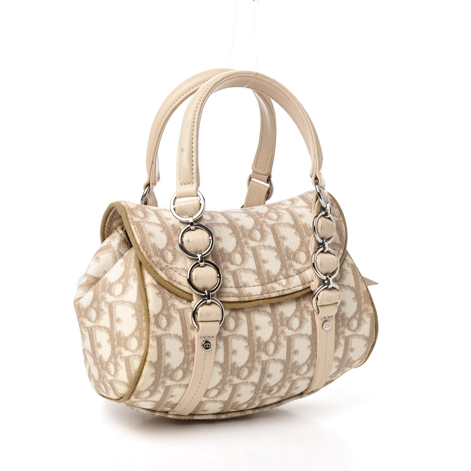 Christian Dior Monogram Mini Romantique Trotter Bag Rose 2 of 7