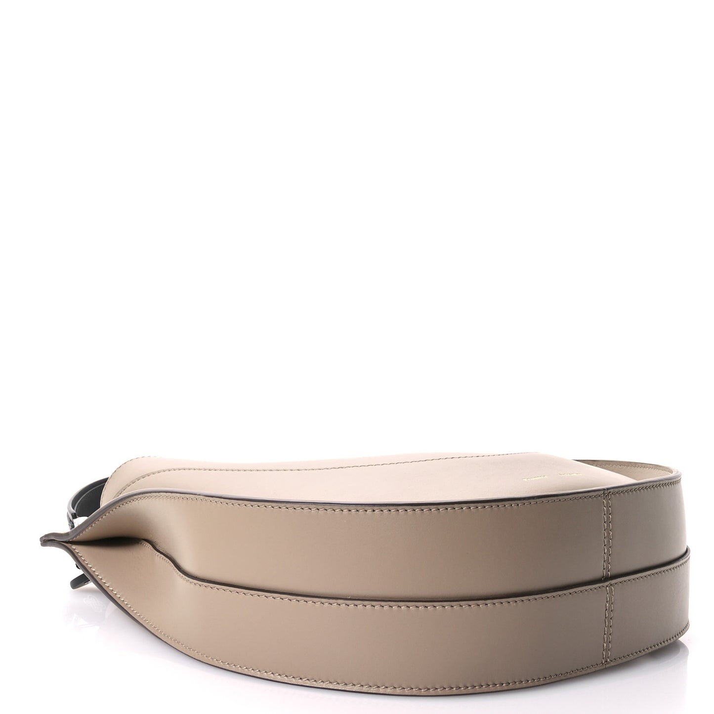 Calfskin Arch Shoulder Bag Light Taupe