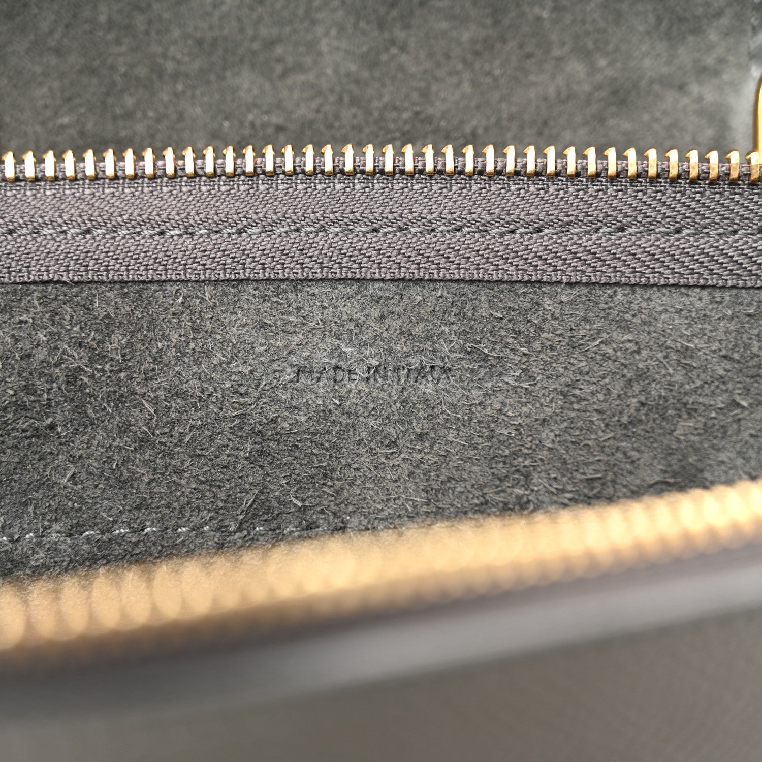 Celine Grained Calfskin Nano Belt Bag Grey 13 of 25