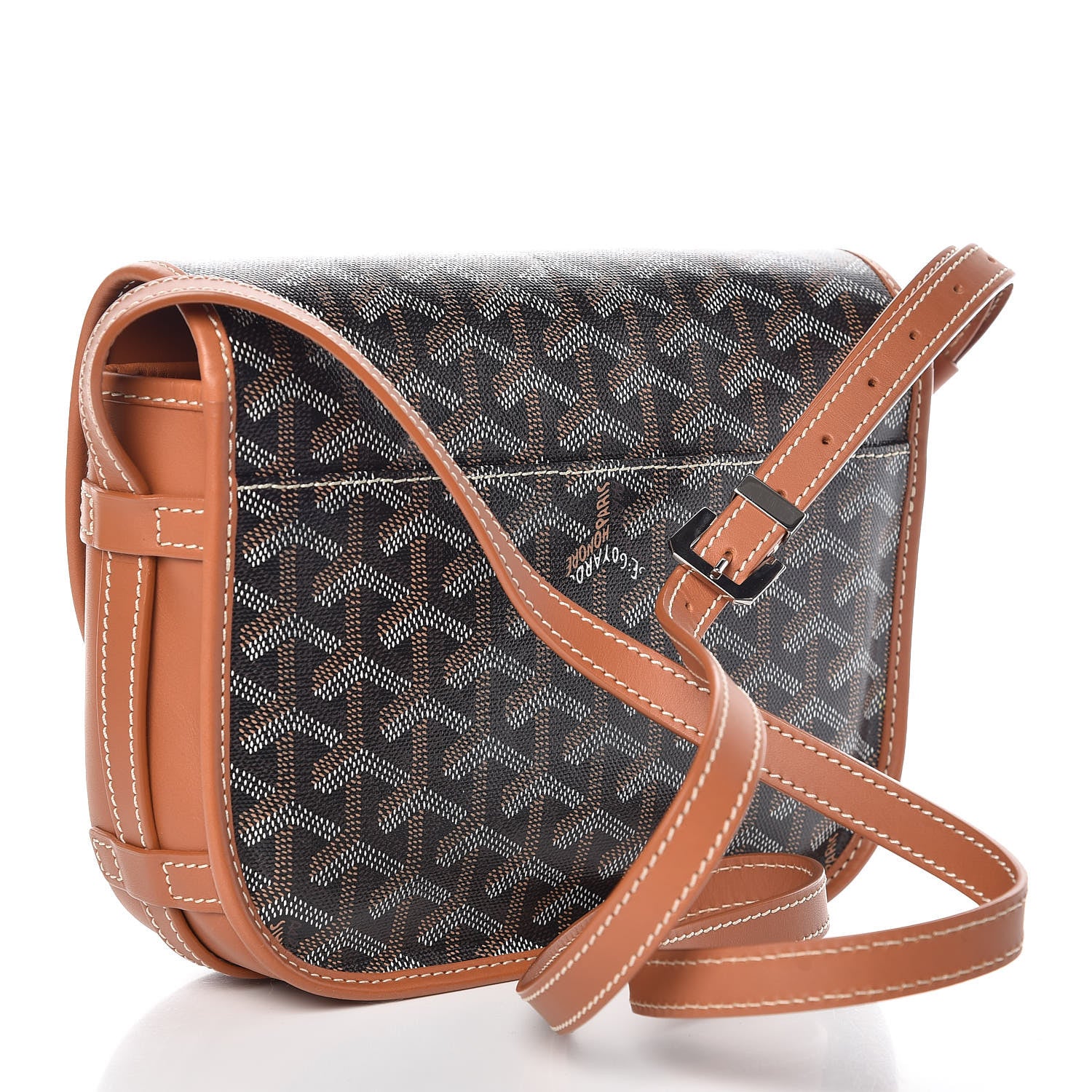 Goyard Goyardine Belvedere PM Messenger Bag Black Gold 3 of 9